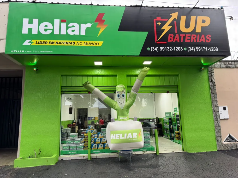 Fachada frontal da loja UP Baterias